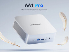Le Minisforum M1 Pro est également équipé d&#039;un petit haut-parleur intégré. (Source de l&#039;image : Minisforum)