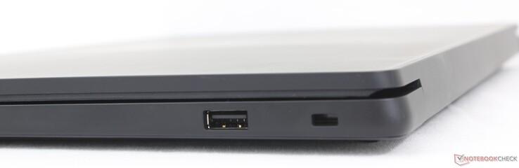 Droit : USB-A 2.0, verrou Kensington