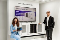 La boîte à batterie de 3,84 MWh (image : Samsung)