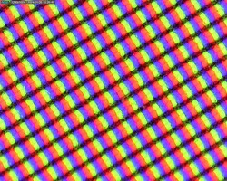 Sous-pixels granuleux