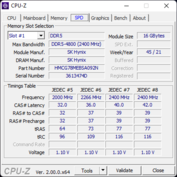 CPU-Z - SPD