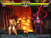 Une capture d'écran de Capcom vs. SNK 2 (source d'image : The Fighters Generation)