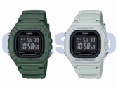 De gauche à droite (photo), le Casio W218H-3BV et le Casio W218H-8BV. (Source de l'image : Casio)