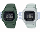 De gauche à droite (photo), le Casio W218H-3BV et le Casio W218H-8BV. (Source de l'image : Casio)