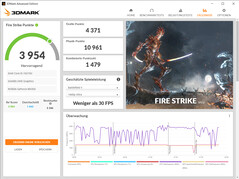 Fire Strike (mode Performance, fonctionnement sur secteur)