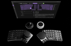 Clavier ergonomique divisé Naya Create avec quatre modules