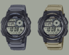 Casio a lancé les montres AE1000W-5AV et AE1000W-8AV (photo) aux États-Unis. (Source de l'image : Casio)
