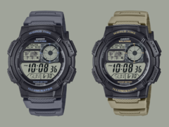 Casio a lancé les montres AE1000W-5AV et AE1000W-8AV (photo) aux États-Unis. (Source de l'image : Casio)