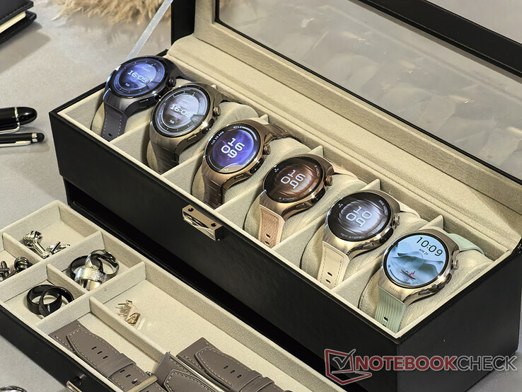 Les options de couleur de la Huawei Watch 5 (Image source : Notebookcheck)