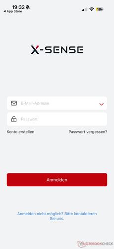 Connectez-vous à l'application X-Sense