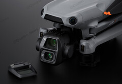 Module de caméra DJI Air 3S. (Source de l'image : @Quadro_News)