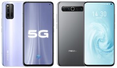 L'iQOO 3 et le Meizu 17 Pro ont été salués pour leur rapport qualité-prix. (Source de l'image : iQOO/Meizu - édité)