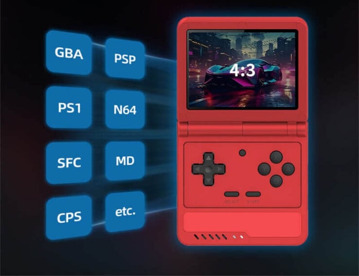 Le Powkiddy V90S devrait être capable d'émuler des consoles de cinquième génération. (Source de l'image : Powkiddy)