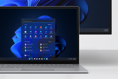 La mise à jour de février de Windows 11 apporte plusieurs améliorations à la barre des tâches. (Image Source : Microsoft)