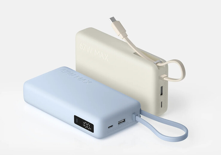 La Xiaomi 67W Power Bank 20000 2027 pèse environ 415 g et mesure 140 x 72 x 31,2 mm.