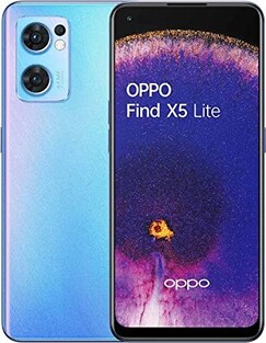 Oppo Find X5 Lite en bleu startrails