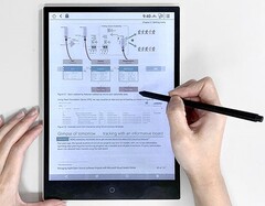Les écrans en papier électronique pourraient être utilisés pour les écrans secondaires des appareils pliables de Apple. (Image Source : Hexus)