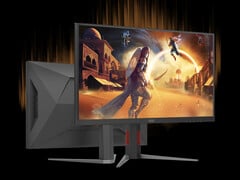 Le dernier moniteur de jeu d&#039;AOC offre une luminosité maximale de 1 200 nits en mode HDR. (Source de l&#039;image : AOC)