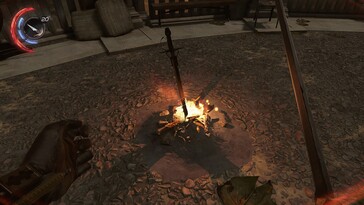 En photo : Une capture d'écran de gameplay de Dishonored® : Death of the Outsider™.