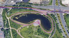 Mesure GNSS : Étang