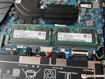 2x SO-DIMM sous un couvercle supplémentaire