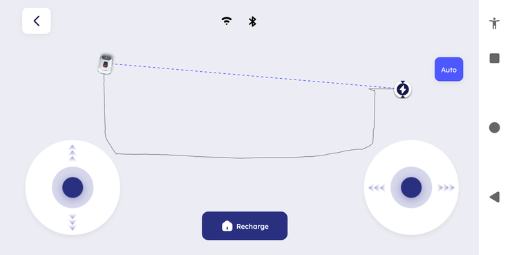 La cartographie du joystick et le mode automatique sont disponibles
