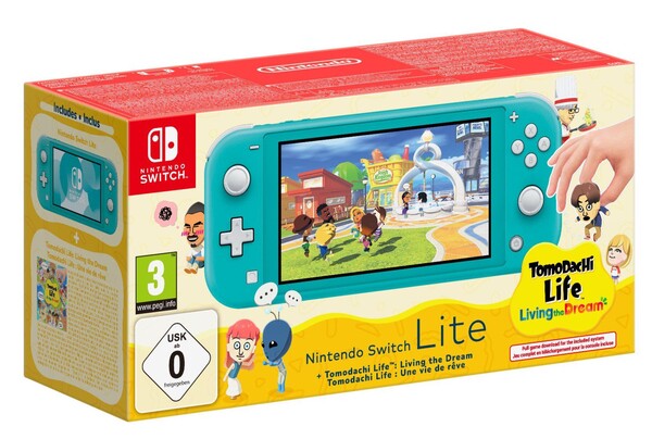 Le nouveau pack Nintendo Switch Lite sera disponible en Europe fin octobre.