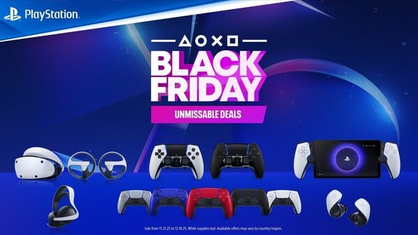 Les accessoires PS5, notamment le PSVR2, les manettes et le casque, feront l'objet d'une réduction à l'occasion du Black Friday. (Source de l'image : PlayStation)