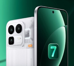 Le Realme Neo 8 est doté d'un panneau arrière partiellement transparent (Image source : Realme)