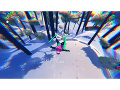 Une capture d'écran de SN Ultimate Freeriding montrant les figures et le système de notation du jeu (Image Source : Steam)