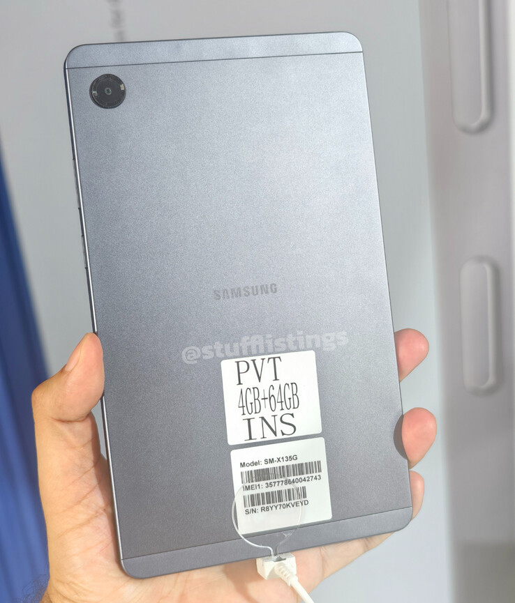 Le Galaxy Tab A11. (Source de l'image : via Mukul Sharma)