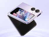 Le Find N2 Flip pourrait perdre sa couleur dorée pour son lancement mondial. (Image source : Oppo)