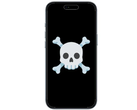 L'iPhone Air est peut-être en train de mourir. (Source de l'image : Apple w/ skull and crossbones emoji, édité)