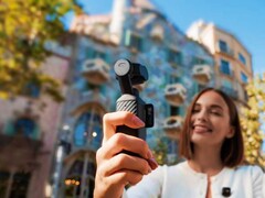 L'Osmo Pocket 4 vu dans les images marketing de Barcelone.