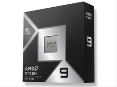 Emballage de détail pour le CPU Ryzen 9 9950X3D2.