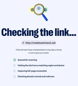 Nous testons notre URL notebookcheck.net