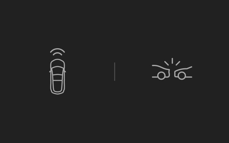 Iconographie de l’option FSD (évitement automatique des collisions)