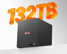 Le ME Pro 370 à quatre baies est proposé à partir d'environ 634 $ en Chine. Sur la photo : une image promotionnelle du NAS mettant en avant sa capacité de stockage de 132 To.