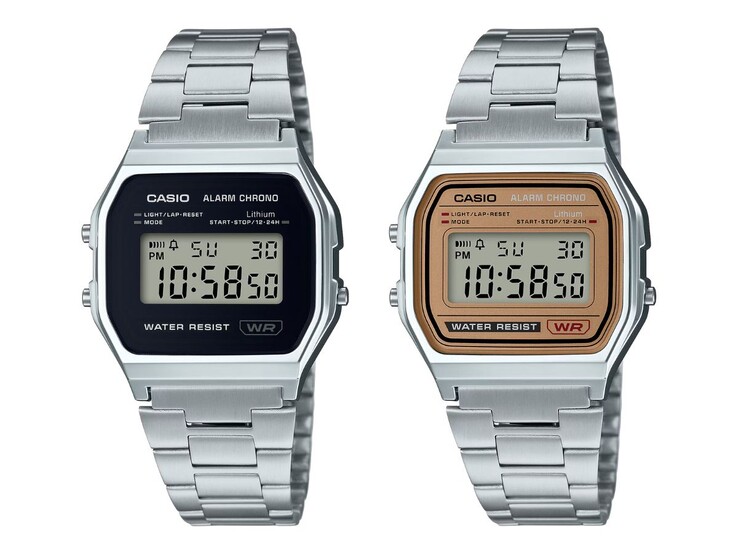 Les montres Casio Vintage A158WEA-1 et A158WEA-9