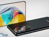 Rendu conceptuel du Huawei P50 Pro. (Source : LetsGoDigital)