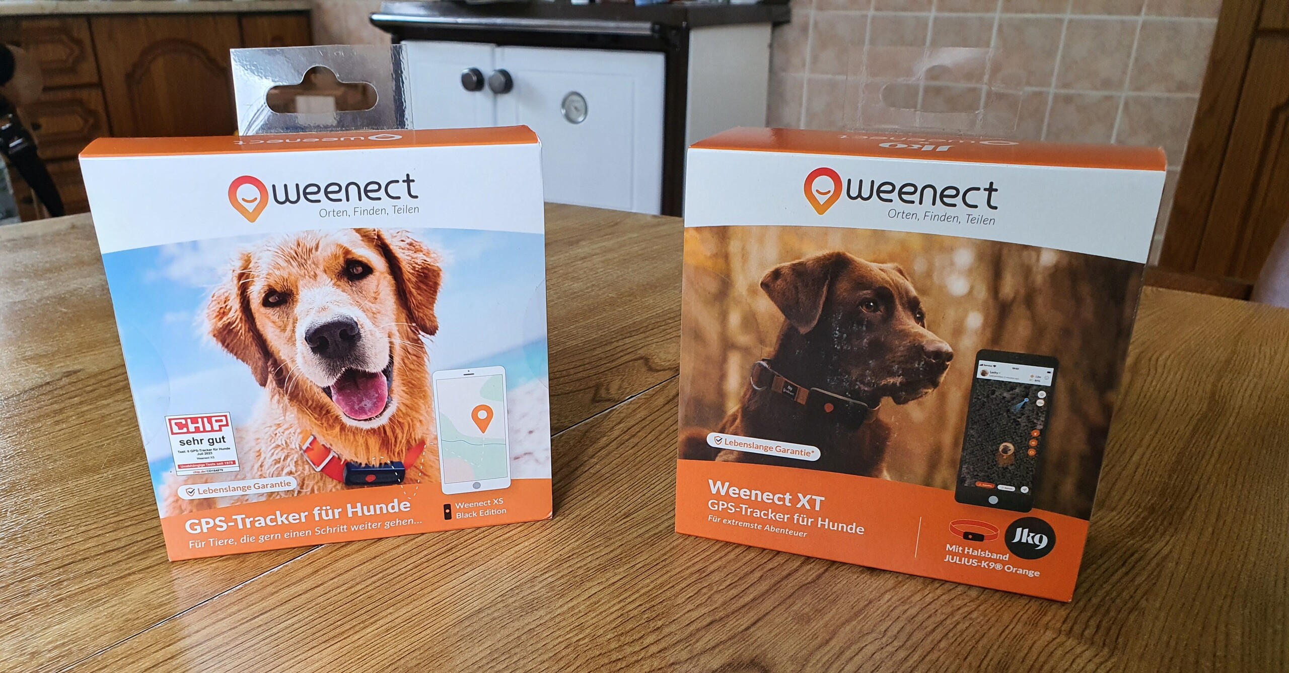 Traceurs GPS pour animaux Weenect XS et Weenect XT