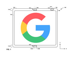 Le premier smartphone pliable de Google pourrait être doté d&#039;une caméra intérieure innovante. (Image source : OMPI - édité)