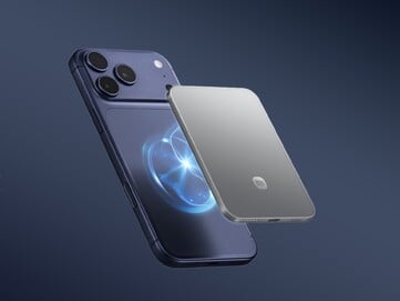 Il s'adapte parfaitement à l'iPhone 17 Pro pour une recharge sans fil jusqu'à 7,5 W. (Source de l'image : Xiaomi via Amazon Japan)