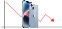 les ventes de l'iPhone 14 en Chine seraient en chute libre. (Source : Apple-édité)