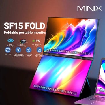 Le moniteur portable repose sur des panneaux IPS (Source de l'image : Minix)