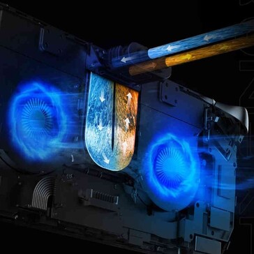 Le refroidissement par eau est optionnel. (Source de l'image : OneXplayer)