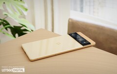 Le Google Pixel 7 Pro poursuit le design que Google a établi avec la série Pixel 6. (Image source : LetsGoDigital & Technizo Concept)