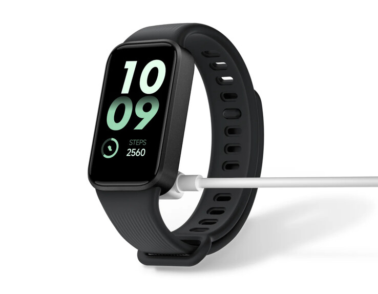 Le Xiaomi Smart Band 11 Active se recharge par induction.