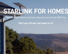 la version d'essai de Starlink à 1 $ est également disponible en Australie et en Nouvelle-Zélande (image : SpaceX)