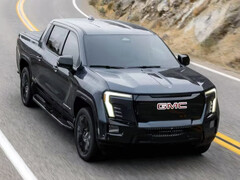 La camionnette électrique Sierra 2026. (Source de l'image : GMC)